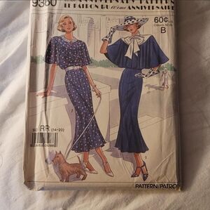 Vintage 1988 Anniversary Dress Pattern